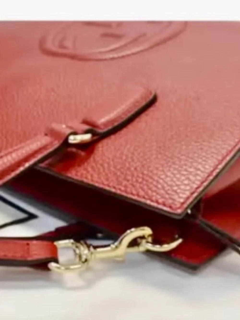 Gucci Soho Convertible Handle Bag (Red)